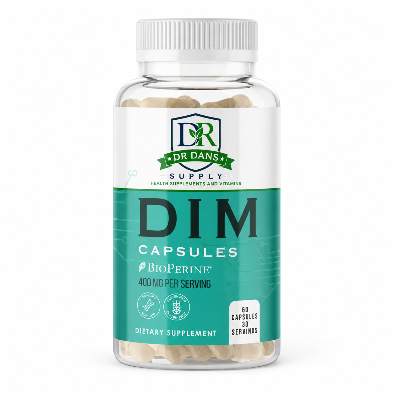 DIM Supplement 400mg Per Serving + Bioperine