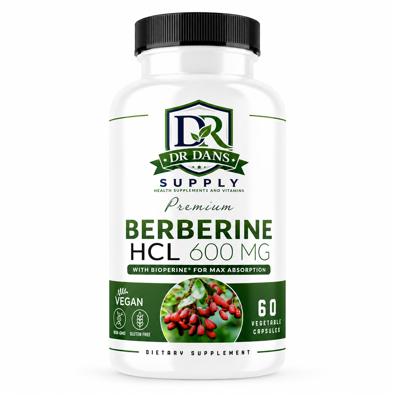 Premium Berberine HCL 600mg