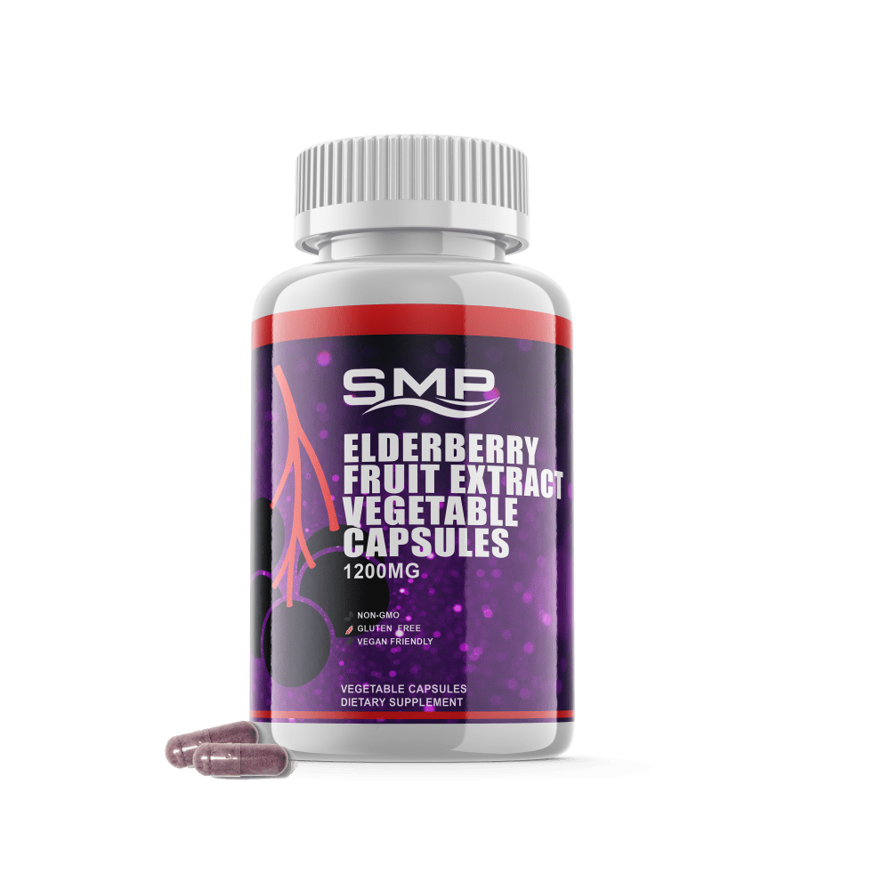 Elderberry Fruit Extract Vegetable Capsules